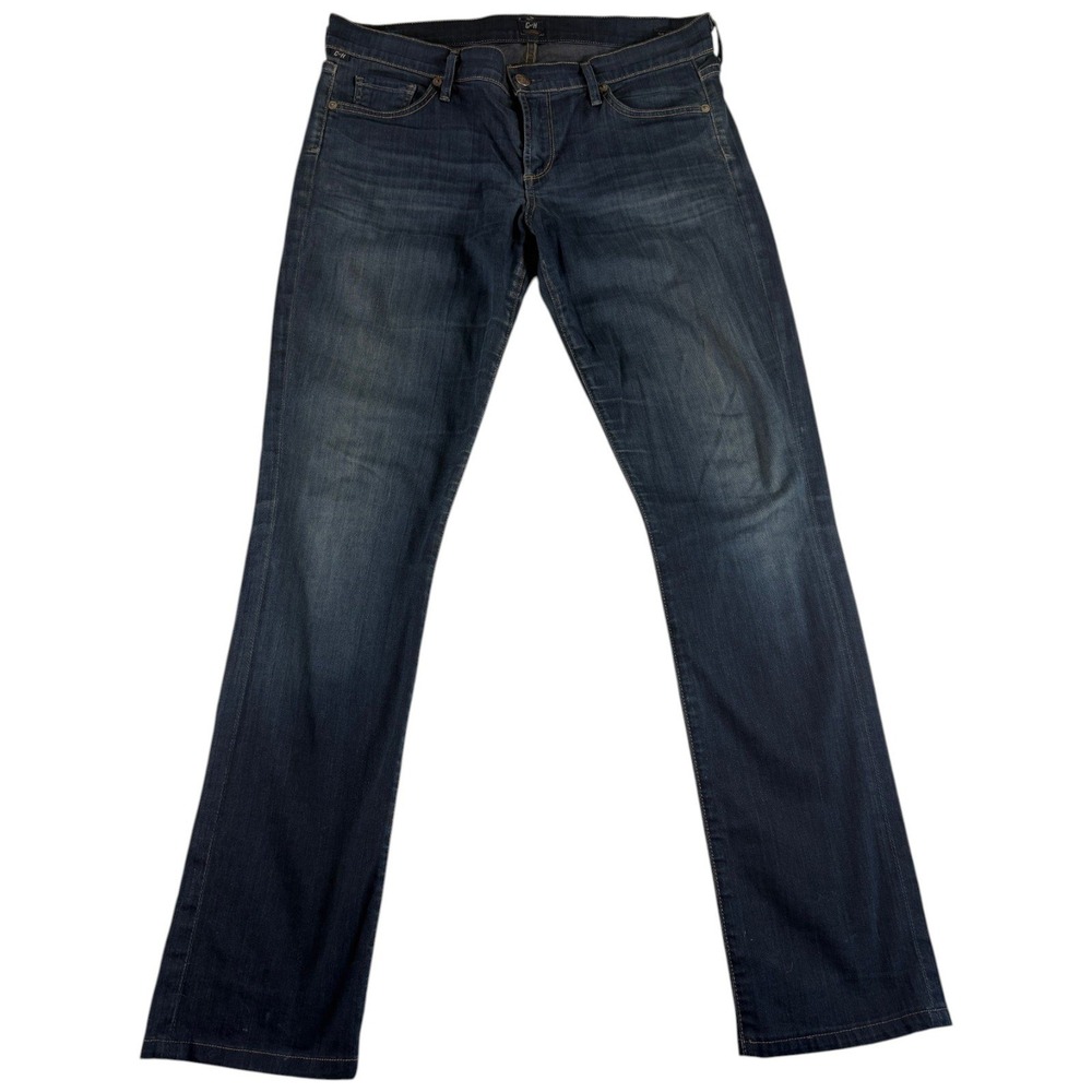 Citizens of Humanity Ava Jeans Women 31 Blue Denim Comfort Low Rise Straight Leg
